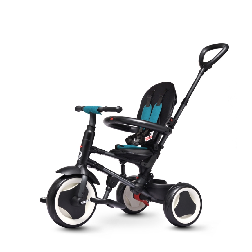 QPlay - Driewieler voor kinderen 3in1 RITO EVO turquoise