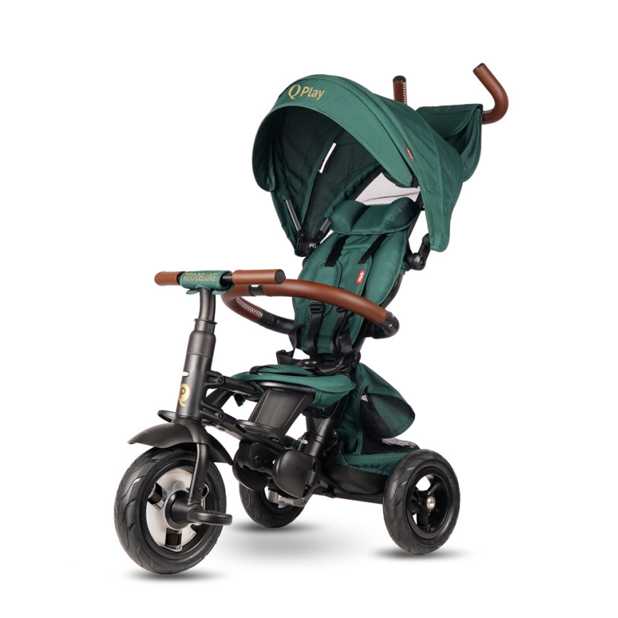 QPlay - Driewieler voor kinderen RITO DELUXE (Limited special edition) groen