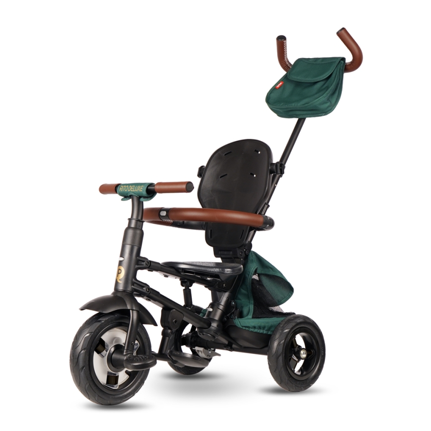 QPlay - Driewieler voor kinderen RITO DELUXE (Limited special edition) groen