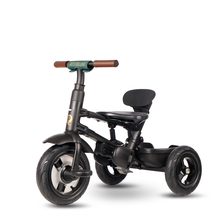 QPlay - Driewieler voor kinderen RITO DELUXE (Limited special edition) groen