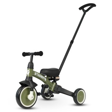 QPlay - Kinderdriewieler 3-in-1 STAGER groen