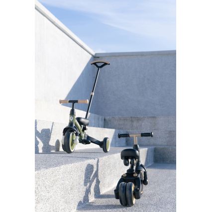 QPlay - Kinderdriewieler 3-in-1 STAGER zwart
