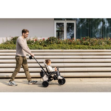 QPlay - Kinderdriewieler 5-in-1 NOVA MAX zwart