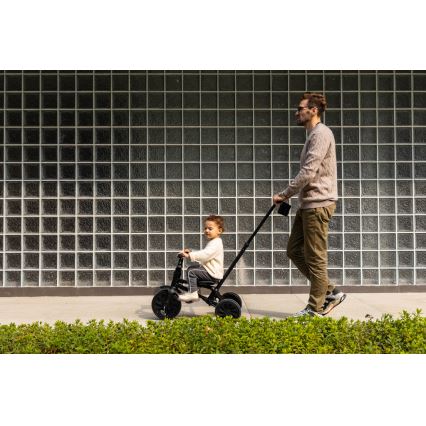 QPlay - Kinderdriewieler 5-in-1 NOVA MAX zwart