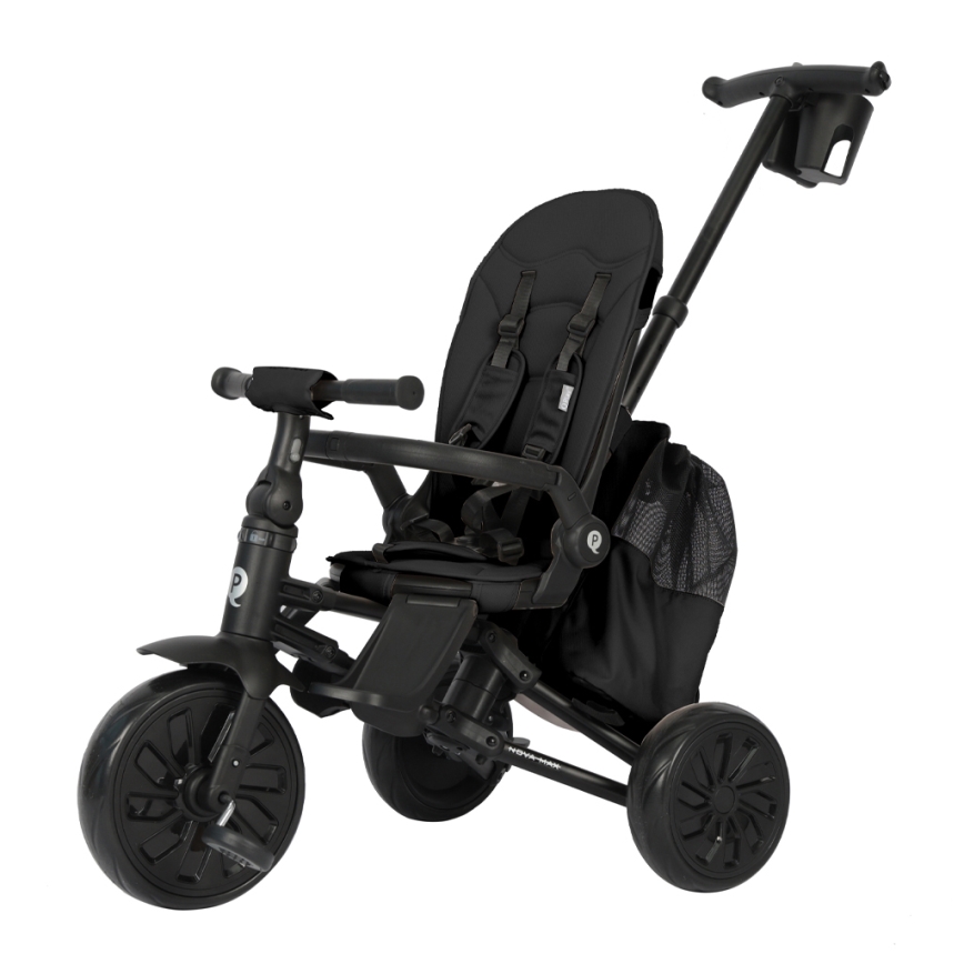 QPlay - Kinderdriewieler 5-in-1 NOVA MAX zwart