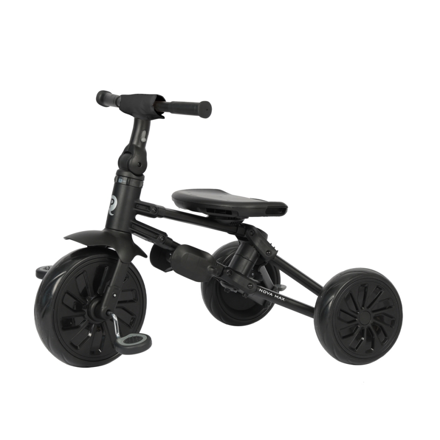 QPlay - Kinderdriewieler 5-in-1 NOVA MAX zwart