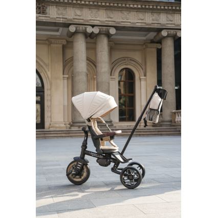 QPlay - Kinderdriewieler 8-in-1 COMFO MAX beige