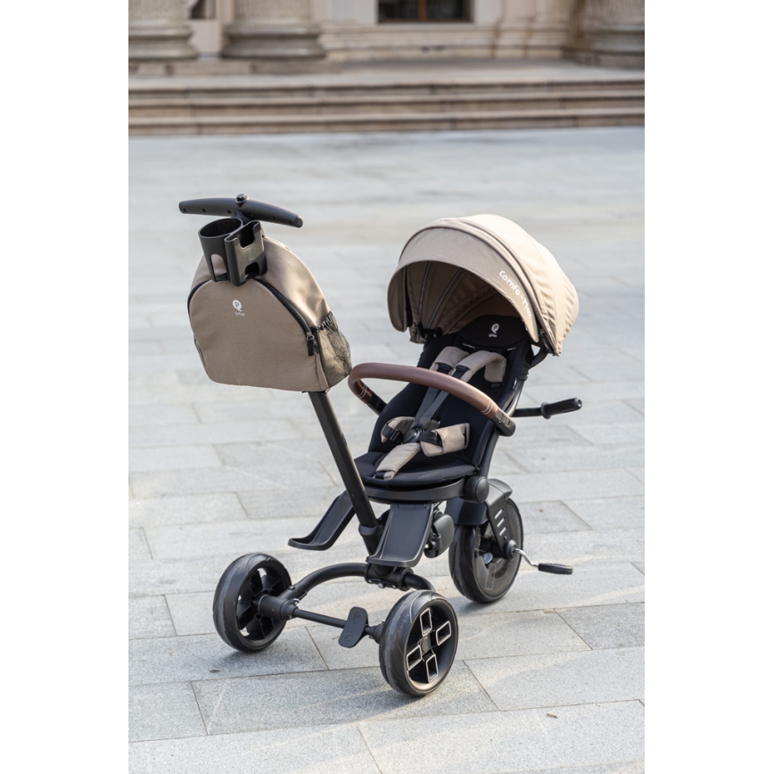 QPlay - Kinderdriewieler 8-in-1 COMFO MAX beige