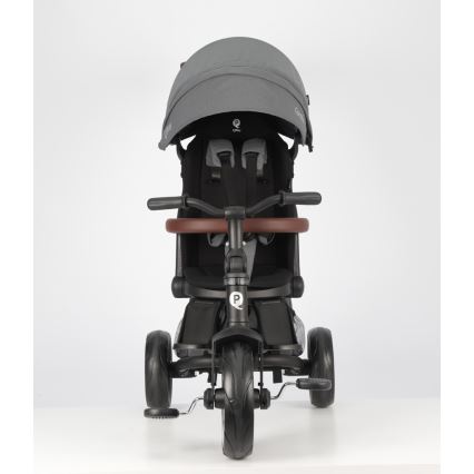 QPlay - Kinderdriewieler 8-in-1 COMFO MAX grijs