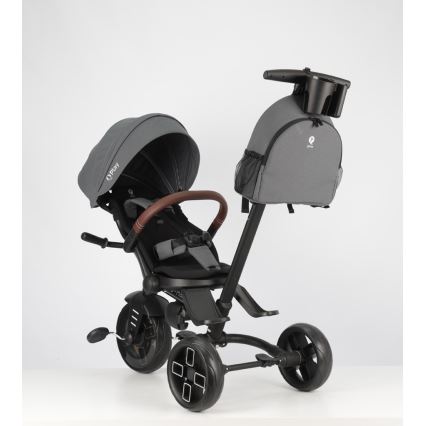 QPlay - Kinderdriewieler 8-in-1 COMFO MAX grijs