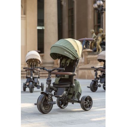 QPlay - Kinderdriewieler 8-in-1 COMFO MAX groen