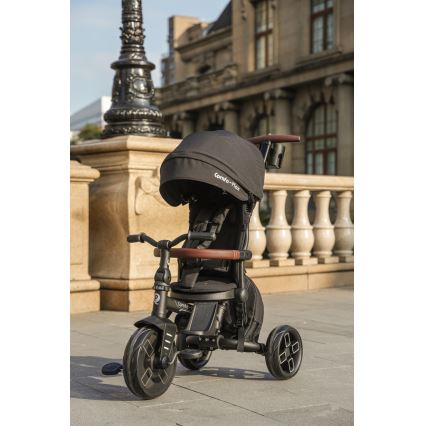 QPlay - Kinderdriewieler 8-in-1 COMFO MAX zwart