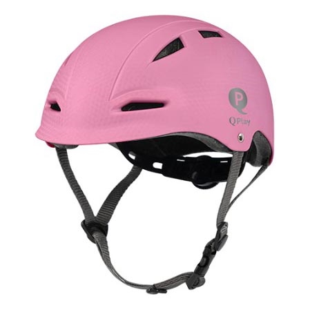 QPlay - Kinderen helm MANBO size M roze