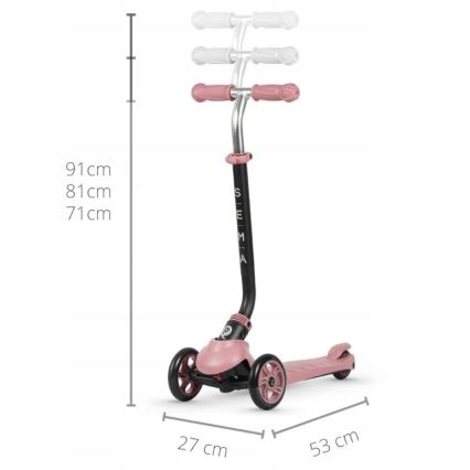 QPlay - Kinderen step 4in1 SEMA roze
