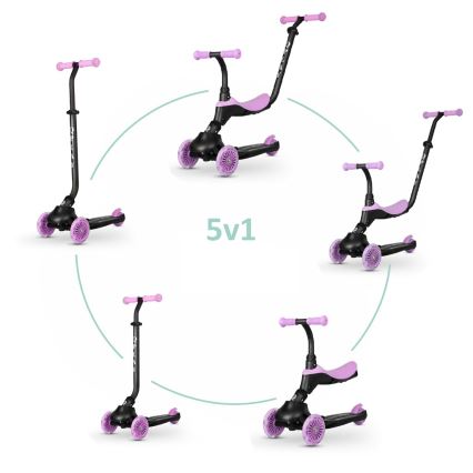 QPlay - Kinderen step 5in1 SEMA paars