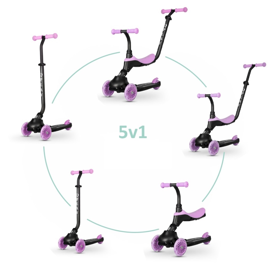 QPlay - Kinderen step 5in1 SEMA paars