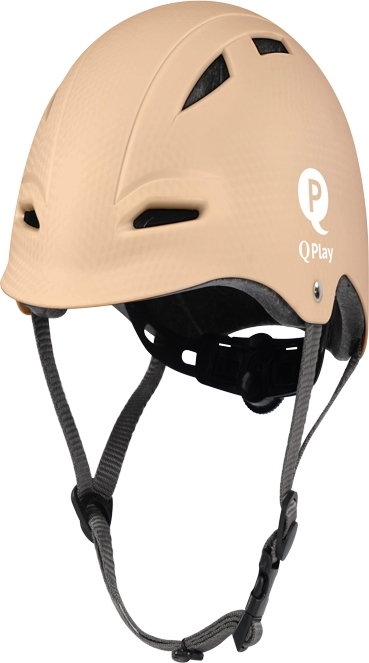 QPlay - Kinderhelm MANBO, maat S, beige