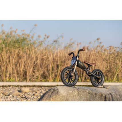 QPlay - Loopfiets FEDURO zwart/goud