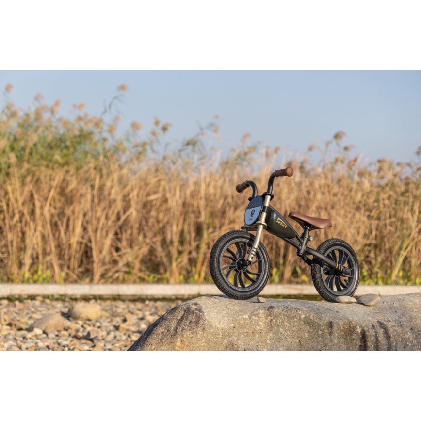 QPlay - Loopfiets FEDURO zwart/goud