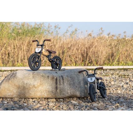 QPlay - Loopfiets FEDURO zwart/goud