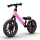 QPlay - Loopfiets met LED lichten op wielen SPARK roze