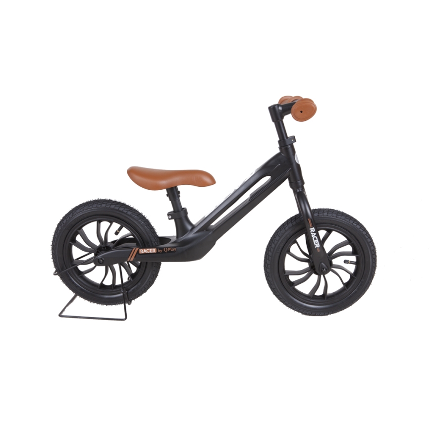 QPlay - Loopfiets RACER AIR zwart/bruin