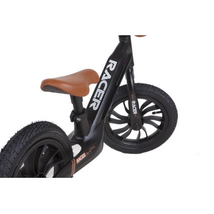 QPlay - Loopfiets RACER AIR zwart/bruin