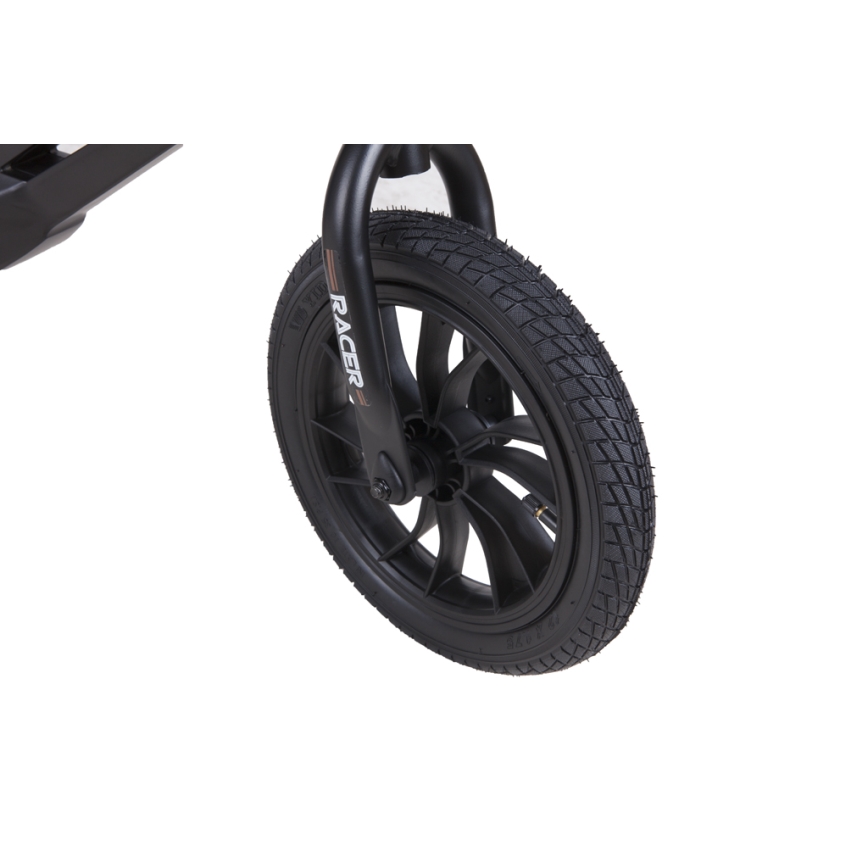 QPlay - Loopfiets RACER AIR zwart/bruin