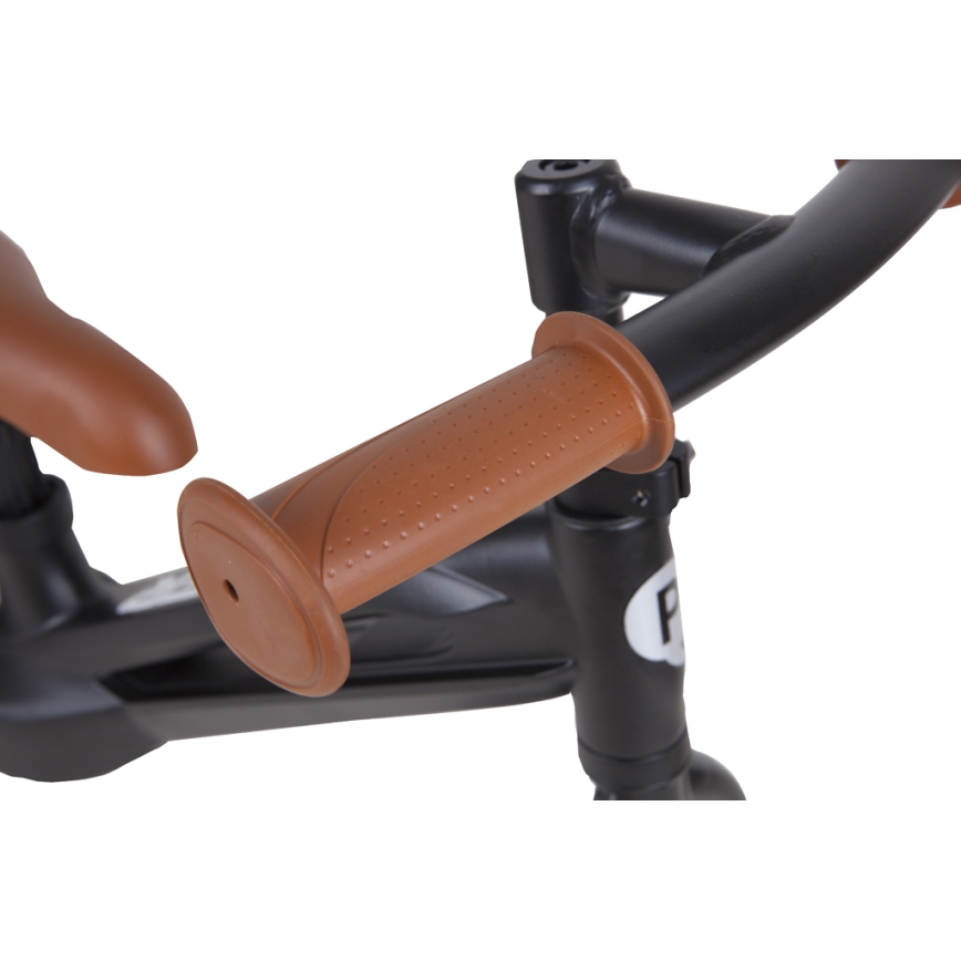 QPlay - Loopfiets RACER AIR zwart/bruin