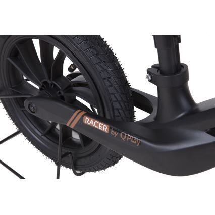 QPlay - Loopfiets RACER AIR zwart/bruin
