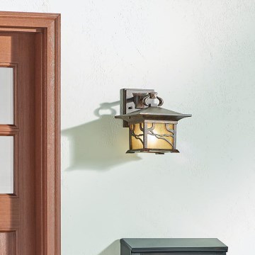 Quintiesse - Buitenmuurlamp MORRIS M 1xE27/60W/230V IP44 brons