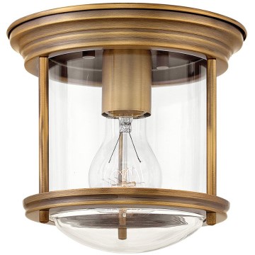 Quintiesse - Buitenplafondlamp HADRIAN 1xE27/60W/230V Ø 19,6 cm IP44 brons