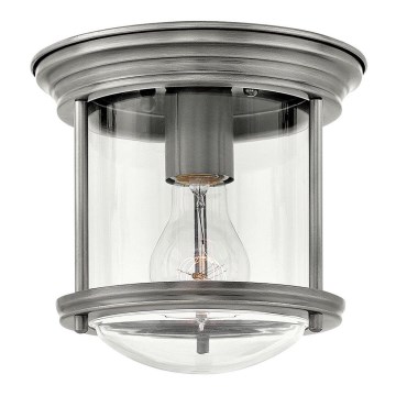 Quintiesse - Buitenplafondlamp HADRIAN 1xE27/60W/230V Ø 19,6 cm IP44 mat chroom