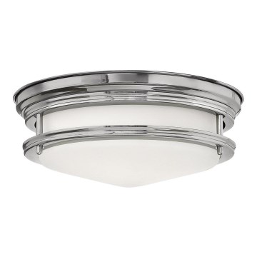 Quintiesse - Buitenplafondlamp HADRIAN 2x E27/40W/230V Ø 27,8 cm IP44 glanzend chroom
