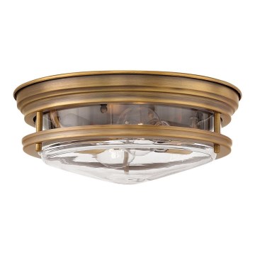 Quintiesse - Buitenplafondlamp HADRIAN 2xE27/40W/230V Ø 30,5 cm IP44 brons