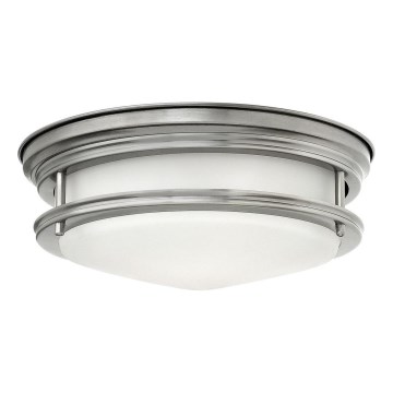 Quintiesse - Buitenplafondlamp HADRIAN 2xE27/40W/230V Ø 30,5 cm IP44 mat chroom