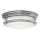 Quintiesse - Buitenplafondlamp HADRIAN 2xE27/40W/230V Ø 30,5 cm IP44 mat chroom