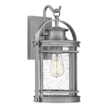 Quintiesse - Buitenwandlamp BOOKER M 1xE27/60W/230V IP44 mat chroom