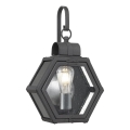 Quintiesse - Buitenwandlamp HEATH S 1xE27/60W/230V IP44 zwart