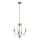Quintiesse - Hanglamp aan stang KARLEE 3xE14/60W/230V Ø 45,7 cm mat chroom