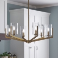 Quintiesse - Kroonluchter met staaf NYE 6xE14/40W/230V Ø 71,1 cm goud