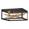 Quintiesse - LED plafondlamp STYX LED/8W/230V zwart/goud