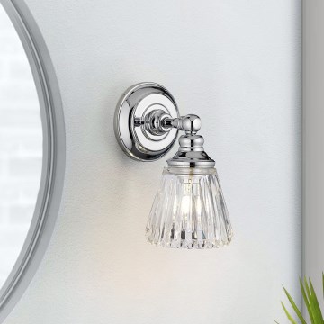 Quintiesse - LED-wandlamp voor de badkamer KEYNES 1xG9/3W/230V IP44 glanzend chroom