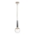 Quintiesse - Pendellamp met stang MARILYN 1xE27/60W/230V Ø 19,5 cm glanzend chroom/zwart