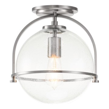 Quintiesse - Plafondlamp SOMERSET 1xE27/60W/230V Ø 28,2 cm mat chroom