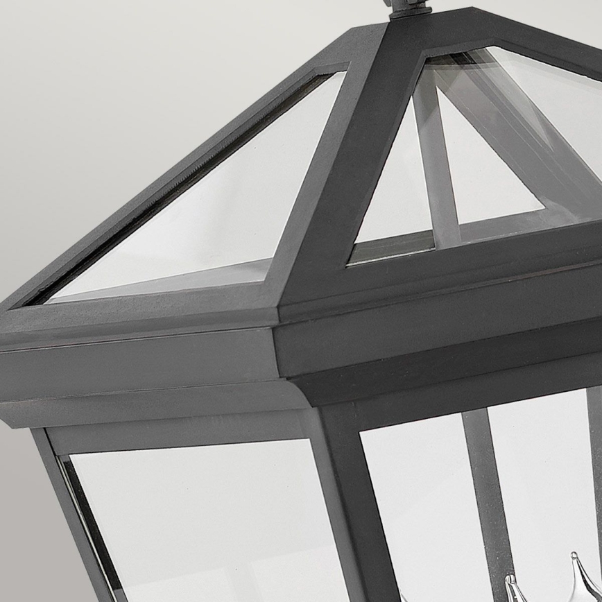 Quintiesse - Buitenwandlamp ALFORD L 3xE14/40W/230V IP44 zwart