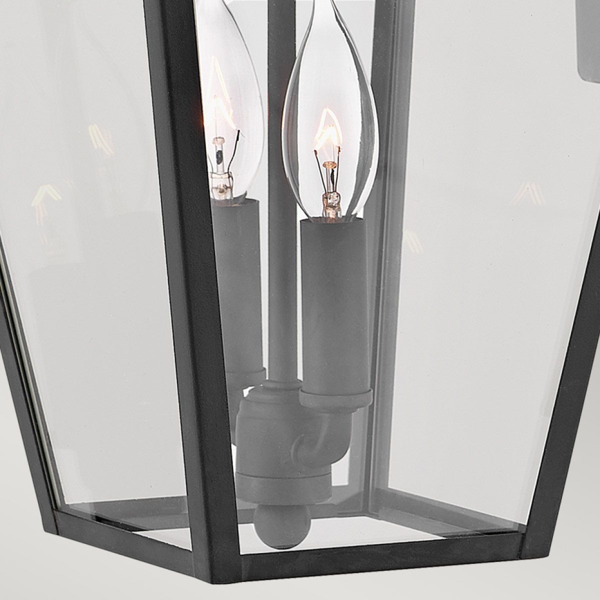 Quintiesse - Buitenwandlamp ALFORD M 2xE14/40W/230V IP44 zwart