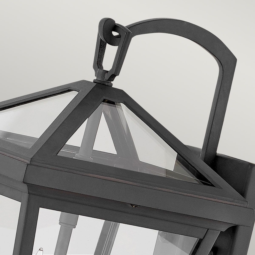 Quintiesse - Buitenwandlamp ALFORD S 2xE14/40W/230V IP44 zwart