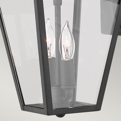 Quintiesse - Buitenwandlamp ALFORD S 2xE14/40W/230V IP44 zwart