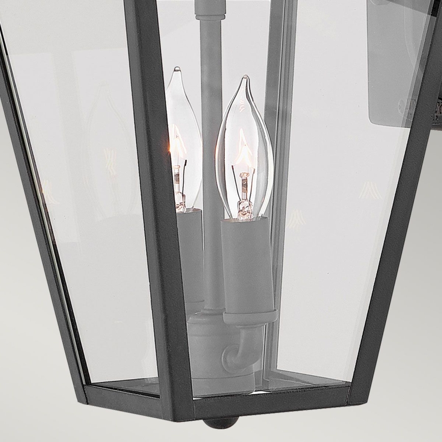 Quintiesse - Buitenwandlamp ALFORD S 2xE14/40W/230V IP44 zwart